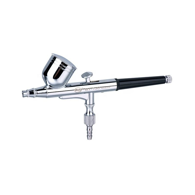 All-in-one kettős akciós airbrush készlet 0,2 mm 0,3 mm és 0,5 mm-es tűs fúvókák a művészethez, a körömhez és a részletfestéshez